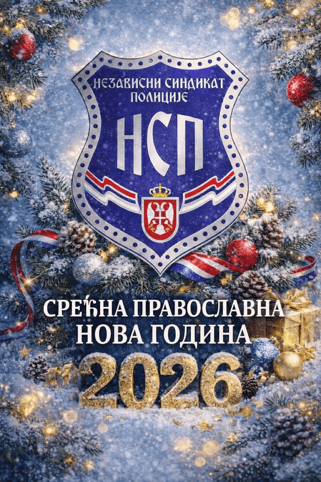 ЧЕСТИТКА ПОВОДОМ ПРАВОСЛАВНЕ НОВЕ ГОДИНЕ