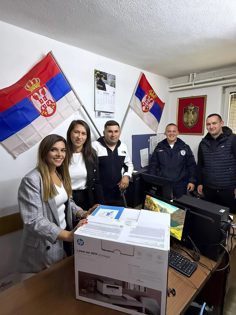 ПОДРШКА ЗАПОСЛЕНИМА У ПС СЈЕНИЦА: ДОНИРАН МУЛТИФУНКЦИОНАЛНИ ШТАМПАЧ