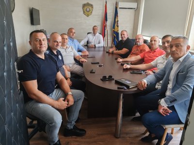 РАДНИ ОБИЛАЗАК И САСТАНАК У ПОЛИЦИЈСКОЈ УПРАВИ НОВИ ПАЗАР