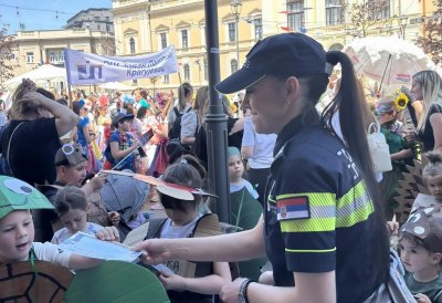 ОБЕЛЕЖАВАЊЕ ДАНА ГРАДА КРАГУЈЕВЦА УЗ ЕДУКАТИВНЕ РАДИОНИЦЕ ЗА ДЕЦУ „Полиција и Независни синдикат полиције у служби безбедности деце“