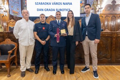 VATROGASNO-SPASILAČKOM BATALjONU SUBOTICA DODELjENO NAJVIŠE GRADSKO PRIZNANjE „PRO URBE“